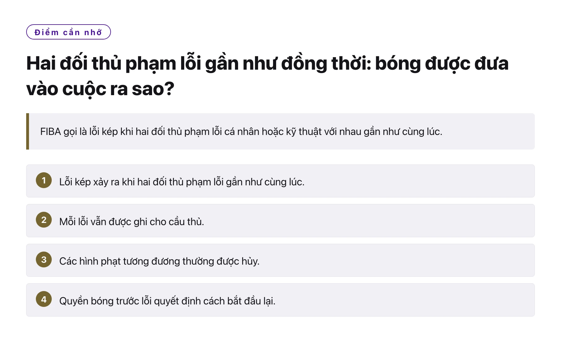 Hai đối thủ phạm lỗi gần như đồng thời: bóng được đưa vào cuộc ra sao?——全文要点速览